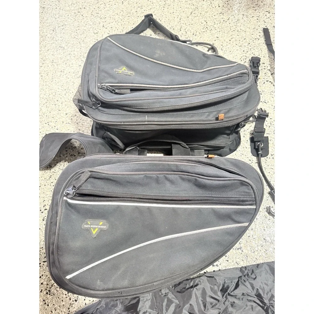 Nelson-Rigg Motorcycle Saddlebags w/BILT Rain Gear, Alter Ego Vest & HD Boot Set - Picture 11 of 13